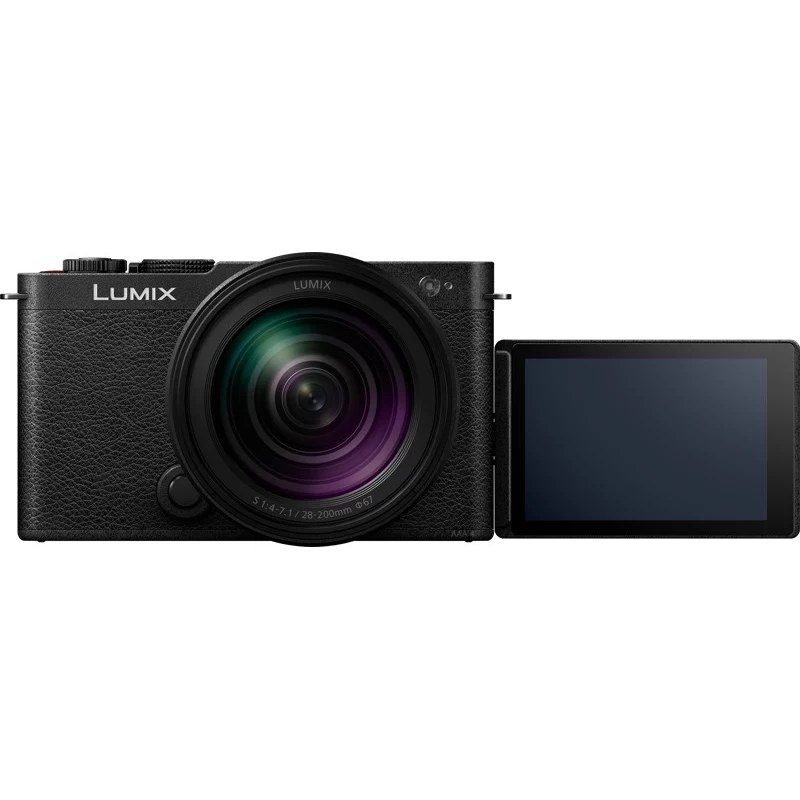 Panasonic Lumix DC-S9 cámara con kit de objetivo 28-200mm, negro intenso (DC-S9HE-K)