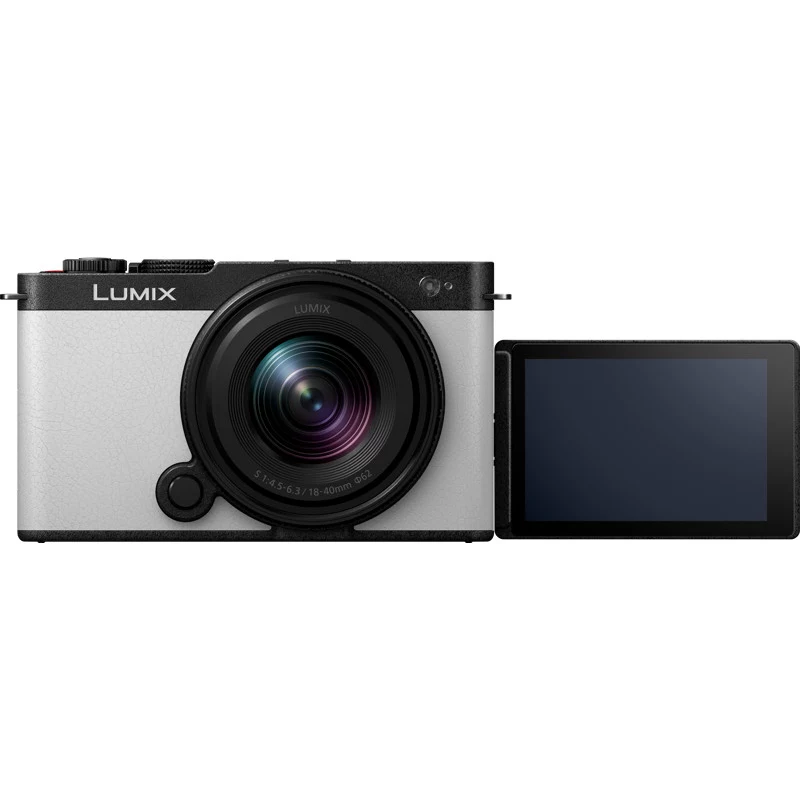 Panasonic Lumix DC-S9 cámara con kit de objetivo 18-40mm, blanco ahumado (DC-S9NE-W)