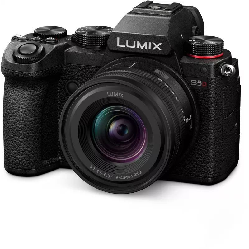 Panasonic Lumix DC-S5D cámara con kit de objetivo 18-40mm (DC-S5DNE-K)