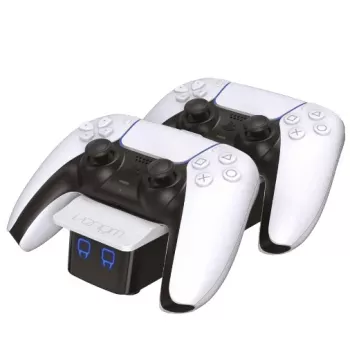 Venom Twin Docking Station - base de carga - 3 puertos de salida (2 x conector de base, USB)