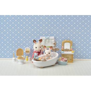 Sylvanian Families set de juego de muebles de baño estilo casita de campo