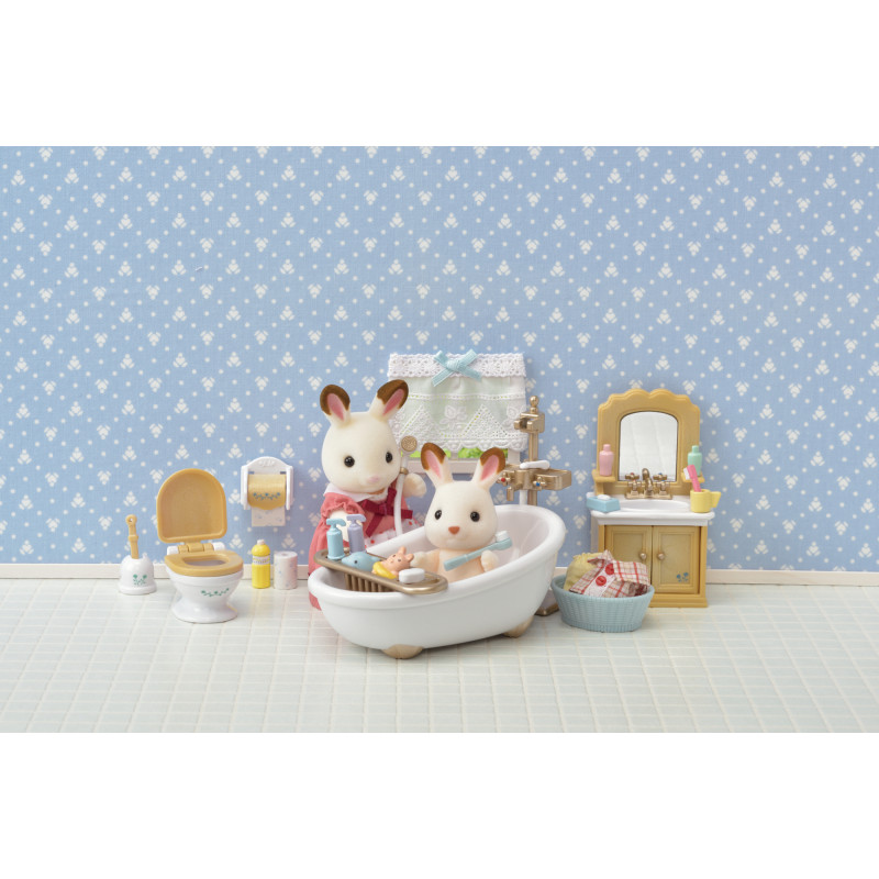 Sylvanian Families set de juego de muebles de baño estilo casita de campo
