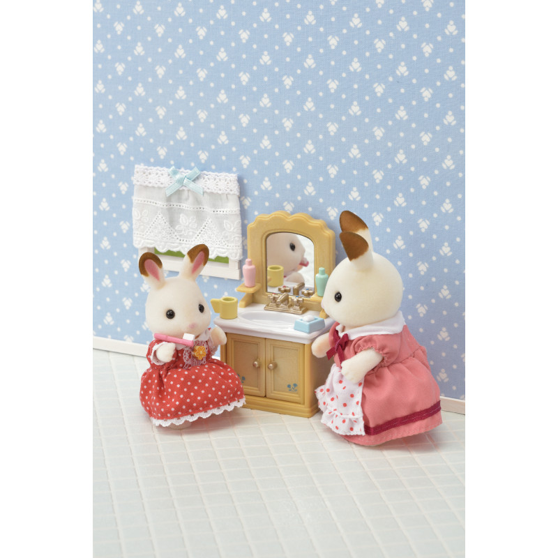 Sylvanian Families set de juego de muebles de baño estilo casita de campo