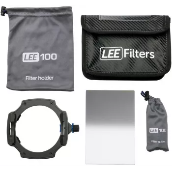 LEE Filters set de paisaje LEE100: portafiltros LEE100 y filtro ND degradado medio 0,6 (100LK)