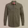 Craghoppers NosiLife Adventure LS camisa III - Verde bosque (M)