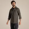 Craghoppers NosiLife Adventure LS camisa III - Verde bosque (M)