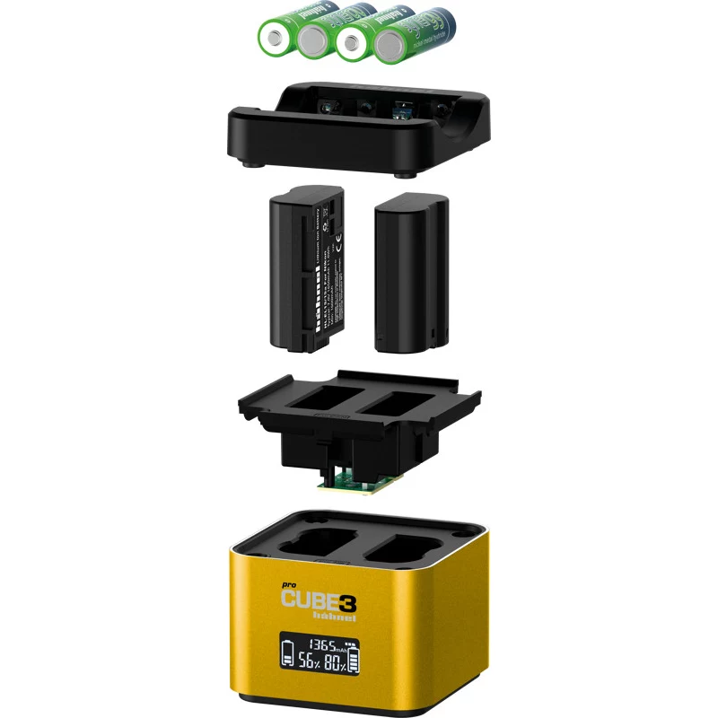 Hähnel ProCube 3 Twin cargador para cámaras Nikon (1000 577.1)