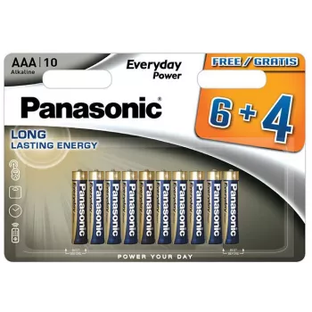Panasonic Everyday Power pilas alcalinas AAA LR03 pack de 10 blíster (6+4 de regalo)