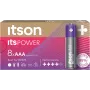 ITSON LR03IPO/8CB pilas alcalinas AAA, pack de 8, 1,5V, larga duración