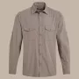 Craghoppers Kiwi II camisa de viaje de manga larga - Pebble, XXL