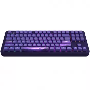 Dark Project ALU87B Celestial teclado TKL de aluminio, switches G3MS Voidstone, US Layout