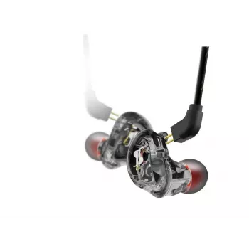 Stagg SPM-235 BK auriculares in-ear de monitor con cable desmontable, negro