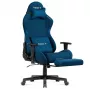 Huzaro Force 5.7 silla gaming ergonómica azul - piel sintética, reposabrazos ajustables, respaldo ajustable, cojines lumbar y cervical