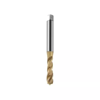 Machuelo de máquina M10x1 DIN 371 C R40 6H HSSE TiN 800X