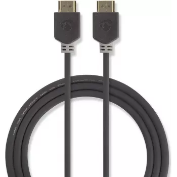 Nedis Cable HDMI High Speed con Ethernet 4K@60Hz 18 Gbps 7,5 m Antracita