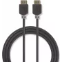 Nedis Cable HDMI High Speed con Ethernet 4K@60Hz 18 Gbps 7,5 m Antracita