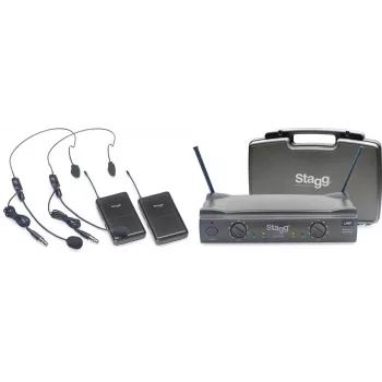 Stagg SUW 50 HH EG EU Sistema de micrófono inalámbrico de mano UHF (863-865 MHz)