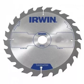 IRWIN Disco de sierra WIDIA 250mm x 30mm de perforación, 40 dientes, con punta de carburo, ATB, para madera