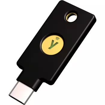 YubiKey 5C NFC llave de seguridad - negro/oro