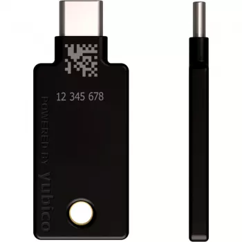 YubiKey 5C NFC llave de seguridad - negro/oro
