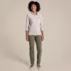 Craghoppers NosiLife Pro LS Shirt III camisa de viaje mujer - Soft Mushroom, XS