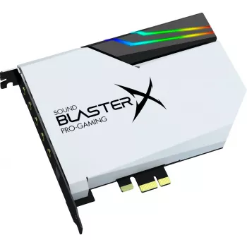 Creative Labs Sound BlasterX AE-5 Plus Pure Edition tarjeta de sonido gaming PCIe