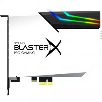 Creative Labs Sound BlasterX AE-5 Plus Pure Edition tarjeta de sonido gaming PCIe