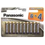 Panasonic Everyday Power pilas alcalinas AA LR6 pack de 10 (6+4 gratis) - 1,5V, 10 años de vida útil, Triple Tough Coating