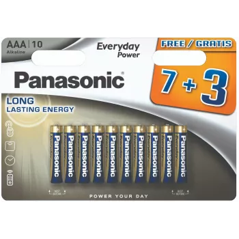 Panasonic Everyday Power pilas alcalinas AAA LR03 pack de 10 blíster