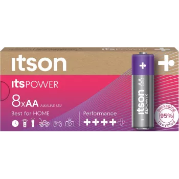 ITSON LR6IPO/8CB pilas alcalinas AA (pack de 8)