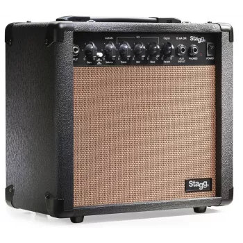 Stagg S15AADR amplificador combo acústico de 15W con reverb digital