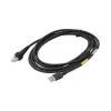 Honeywell CBL-500-300-S00-07 cable de alimentación USB, 3m, negro, Type-A a Type-B, 5V