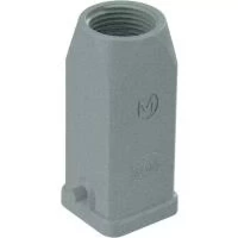HARTING Han 3A Campana M20 salida de cable recta gris polvo 19200031440