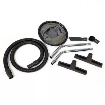 VIPER LSU255 Aspirador profesional de agua y polvo, doble motor de 1000W, depósito de polietileno de 55L, manguera de 38mm, carro