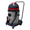 VIPER LSU255 Aspirador profesional de agua y polvo, doble motor de 1000W, depósito de polietileno de 55L, manguera de 38mm, carro