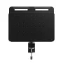 Organizador de escritorio giratorio perforado Activejet APB-006B con soporte vertical para documentos, negro