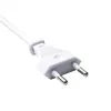 Cable de alimentación Akyga AK-RD-06A CEE 7/16 (Europlug) a IEC C7, 2,5 A, 1,5 m, blanco