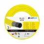 Manguera de jardín CELLFAST 10-201 ECONOMIC 50 m, 1/2 pulgadas, PVC de 3 capas, amarilla, para superficie