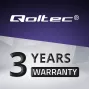 Adaptador de CA Qoltec 40W 19V 2.1A para portátiles Asus con conector hueco 2,5x0,7mm