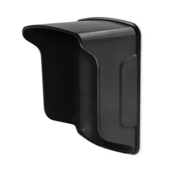 Cubierta protectora exterior Qoltec para candados de código y teclados - cubierta metálica gris de protección contra la intemperie, talla universal
