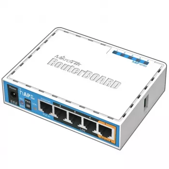 MikroTik hAP ac lite 500 Mbit/s blanco con soporte PoE