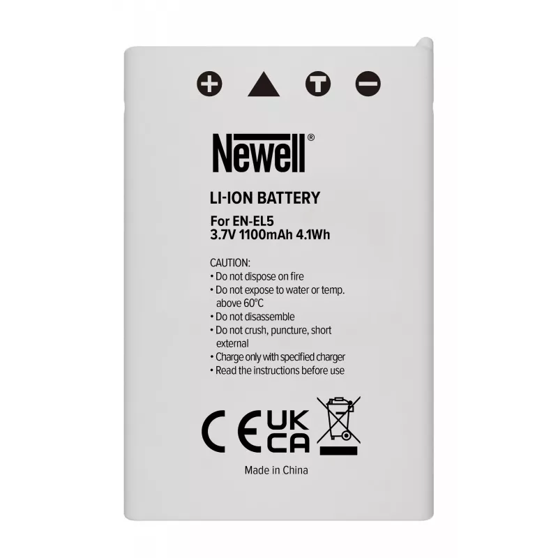 Newell batería de repuesto para Nikon EN-EL5 (Li-Ion, 3,7V, 1100mAh)
