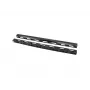 Lanberg organizador vertical de cables 19 pulgadas 37U negro 2 unidades