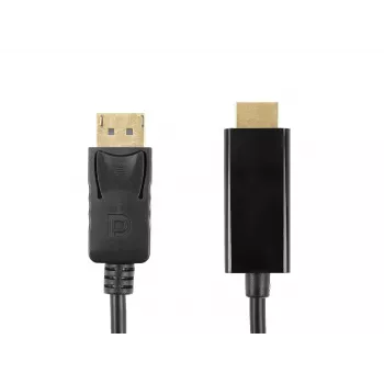 Accura cable DisplayPort a HDMI 3,0 m 4K@60Hz 18Gbps HDCP 2.2 dorado negro