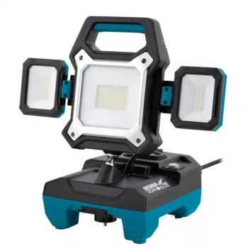 Dedra DED6907H Lámpara de taller LED híbrida 25W/45W 2500lm/4000lm 18V/230V IP54