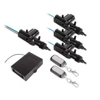 INNE Cierre centralizado para coche 3+1 mandos a distancia universal 12V sistema de acceso sin llave