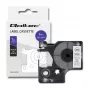 Cinta de etiquetas compatible con DYMO D1 40913, 9mm x 7m, blanca con impresión negra