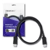 Cable DisplayPort 1.1 Qoltec, conector macho a conector macho, 4K, 2m, negro
