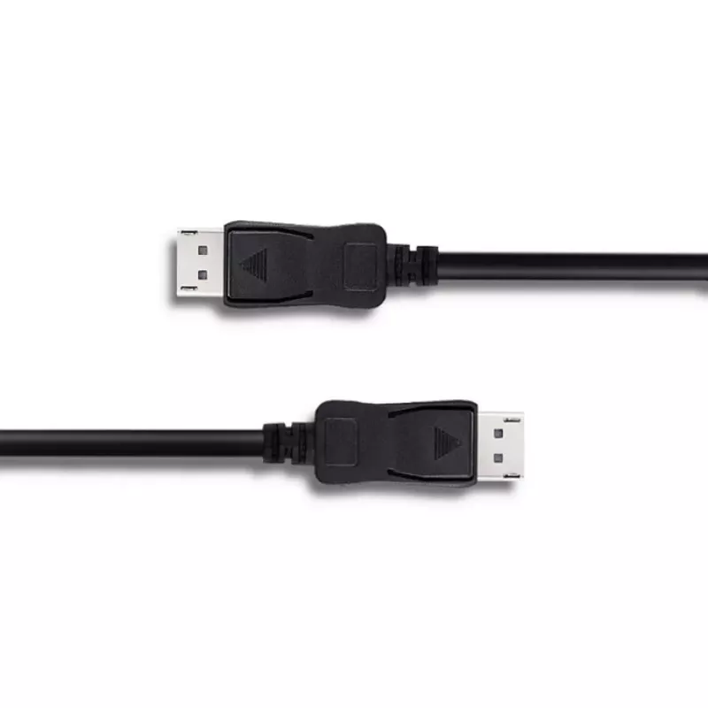 Cable DisplayPort 1.1 Qoltec, conector macho a conector macho, 4K, 2m, negro