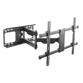 Soporte de pared para TV con movimiento completo KRUGER & MATZ LEC-KM1305 para televisores de 37-70 pulgadas, orientable, inclinable, extensible, 40 kg, negro